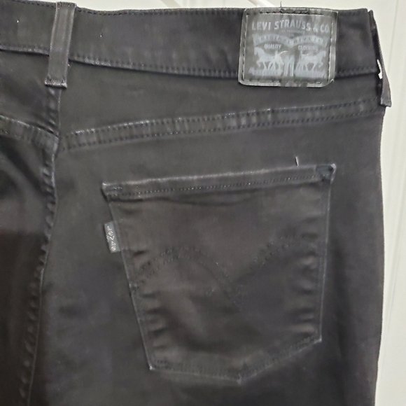 Levi's Classic Straight Black Size 12 Women's - Picture 3 of 11